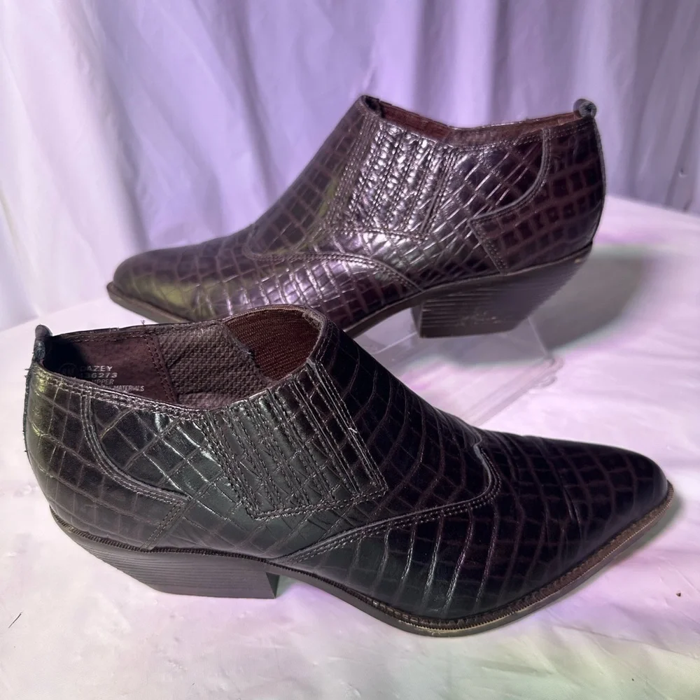 Zodiac Dark Brown Western Boots